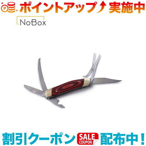 (NOBOX)ノーボックス マルチツールポケットナイフ レッド