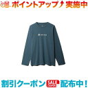 クーポン配布中☆(snow peak)スノーピーク Soft Cotton Logo Long Sleeve T (Slateblue)