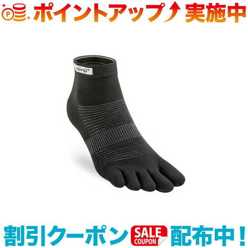クーポン配布中☆(injinji)インジンジ ランライトウェイトミニクルー (ブラック) クーポン配布中☆(injinji)インジンジ ランライトウェイトミニクルー (ブラック)