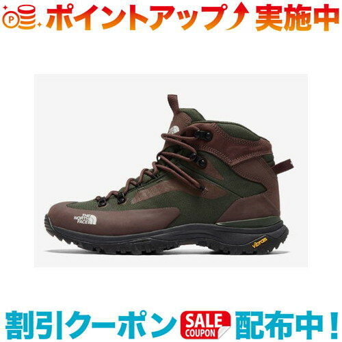 クーポン配布中☆(THE NORTH FACE)ザ・ノース・フェイス クレストン ハイク ミッド ウォータープルーフ (ダークニュートープ×TNFブラック)
