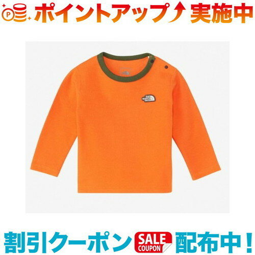 THE NORTH FACE ノースフェイス ラッチパイルクルー マンダリン |ベビー ロングtシャツ ロンt 秋服 冬服 トップス tシャツ 長袖 ブランド アウトドア アウトドアファッション ノースフェイス …