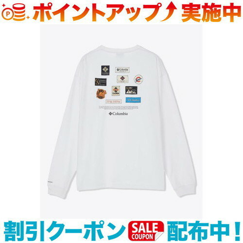 (C(Columbia)コロンビア ティガーガーデンロングスリーブTシャツ (White Logo) ロングtシャツ ロンt 秋服 冬服 トップス tシャツ 長袖 ブランド アウトドア アウトドアファッション コロンビア メンズ レディース アウトドアウェア 長袖tシャツ ブランドtシャツ ロンティー