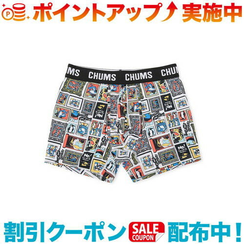 クーポン配布中☆(CHUMS)チャムス チャムスパターンボクサーズ (Art Booby)