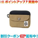 クーポン配布中☆(CHUMS)チャムス ポケットサイズウォレットスウェットナイロン (Navy/Beige)