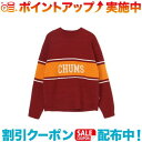 クーポン配布中☆(CHUMS)チャムス チャムスカレッジニットクルートップ (Burgundy)(4)