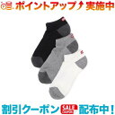 クーポン配布中☆(CHUMS)チャムス 3P CHUMS Logo Ankle Socks M