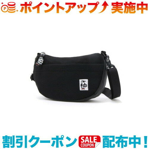 クーポン配布中☆(CHUMS)チャムス Mini Banana Shoulder Sweat Nylon (BK/Chcl) | ショルダーバッグ シ..