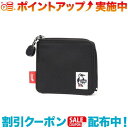 クーポン配布中☆(CHUMS)チャムス Recycle L-Shaped Zip Wallet (Black)