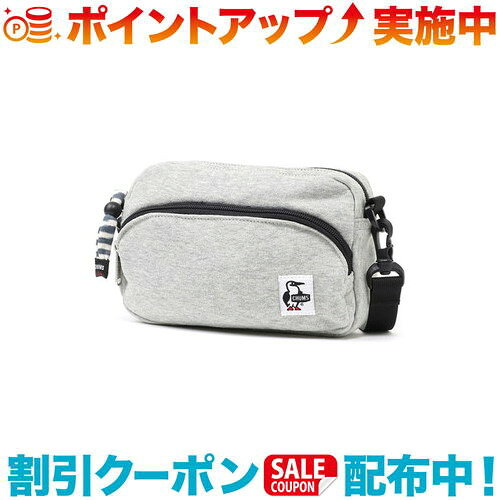 クーポン配布中☆(CHUMS)チャムス ショルダーポーチスウェット (H/Gray)