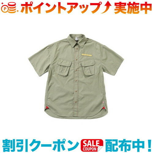 (CHUMS)チャムス Layton Oversized S/S Shirt (Khaki)