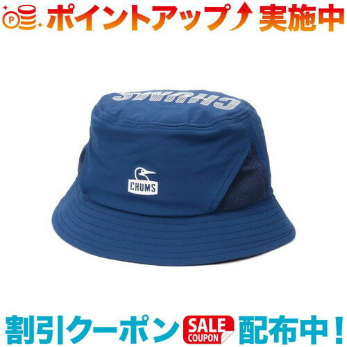 チャムス ＼スーパーSALEクーポン配布中／(CHUMS)チャムス Airtrail Stretch CHUMS Hat (Navy)