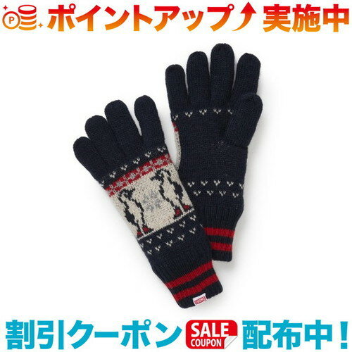 チャムス 手袋 メンズ (CHUMS)チャムス Booby Snow Knit Glove (NV)
