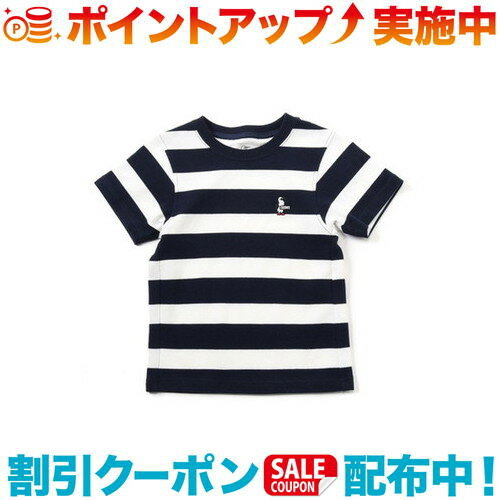 (CHUMS)チャムス KD Booby Border Pique T-Shirt (WH/NV) | キッズ