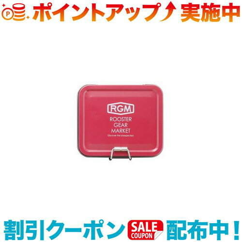 クーポン配布中☆(ROOSTER GEAR MARKET)ルースターギアマーケット RGM TIN ケース (RED) クーポン配布中☆(ROOSTER GEAR MARKET)ルースターギアマーケット RGM TIN ケース (RED)
