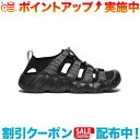 クーポン配布中☆(KEEN)キーン ハイパーポート エイチツー サンダル (BLACK/STEEL GREY)