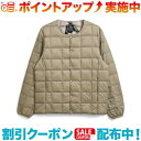クーポン配布中☆(TAION)タイオン CREW NECK BUTTON DOWN JKT (KHAKI) | アウター 上着 防寒着 防寒服 防寒ウェア 防寒...