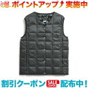 クーポン配布中☆(TAION)タイオン WOMEN ベーシック Vネックボタン インナーダウンベスト (ダークチャコール) | アウター 上着 防寒着 防寒服 ...