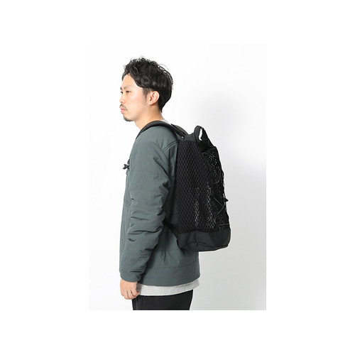 (snow peak)スノーピーク Double Face Mesh Back Pack (Black) | バックパック リュック リュックサック バッグ カバン かばん アウトドア アウトドアバッグ アウトドア用品 黒 ブラック リックサック 旅行バッグ トラベルバック ザック 旅行カバン バック アウトドアグッズ 3