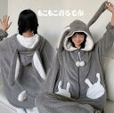 ルームウェア 着ぐるみ 着る毛布 フード付き パジャマ レディース 大人用 着る毛布 前開き もこもこ あったか ルームウェア 秋 冬 ワンピース 寝巻き ガウン 前開き お揃い防寒 暖かい お祭り イベント 学園祭 文化祭 部屋着 可愛い 女子会 長袖