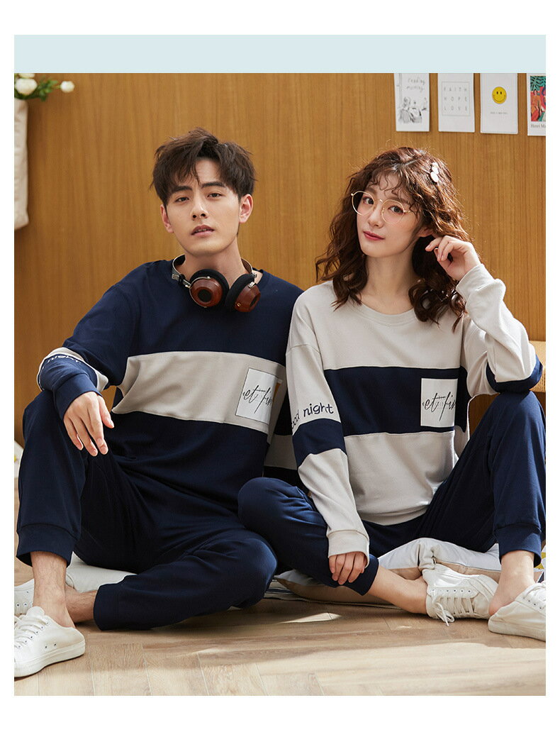 ペア パジャマ カップル ペア ルームウェア 夏 パジャマ 上下 セット 高級 男女 人気 部屋着 メンズパジャマ 長袖 秋 お揃い 結婚祝い プレゼント ギフト ペアルック レディース 可愛い メンズ 夏 おしゃれ おそろいパジャマ ペアルック ブランド 送料無料 父の日 紺 灰色