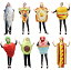 ハロウィン 食べ物 コスプレ コスチューム 仮装 大人用 レディース メンズ イチゴ ケーキ ハンバーガー..