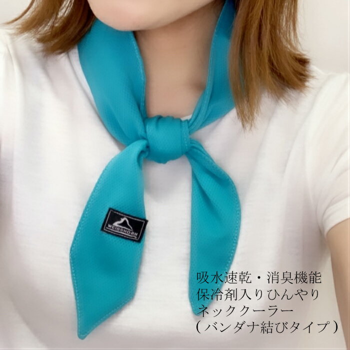 【吸水速乾・消臭機能】保冷剤入りネッククーラー(ツインコット生地)通販格安セール情報 楽天 通販
