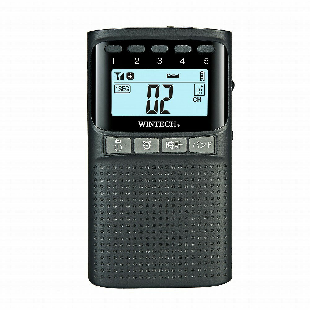 WINTECH ɺҵǽդ󥻥/AM/FM/ݡ֥ǥ饸 EMR-701TV ֥å ATS/ư ץꥻåȥ ܥ  顼 ̡ ꡼ ۥü USB б LED饤  SOS ۵ ѥȥå Ǽ