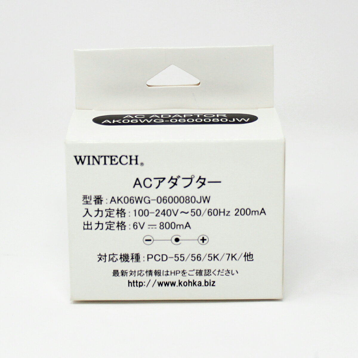 WINTECH AC�����ץ��� PCD-5K/PCD-7K/PCD-57AD/PCD-56/PCD-55����AC�����ץ��� �᡼�������� AK06WG-0600080JW
