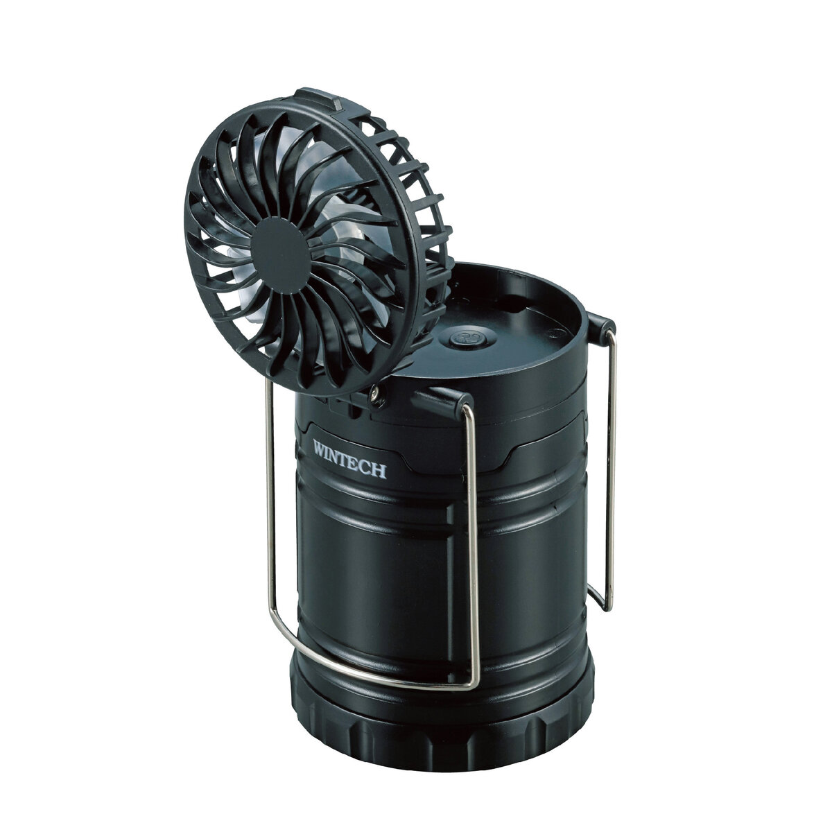WINTECH 2WAY LEDランタン（乾電池式）KCL-331BF ブラック 単3乾電池×3本（別売） ...