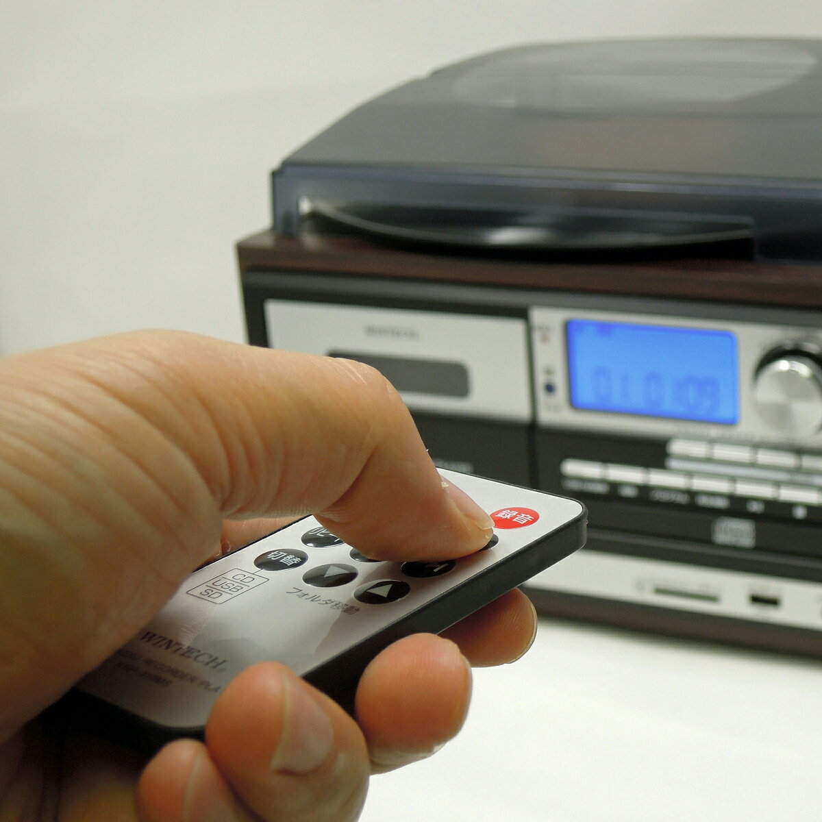 WINTECH����⥳�󡡥ޥ�������ǥ����ץ졼�䡼 KRP-310MS���� �᡼�������� RC-KRP310���������CR2025��1)