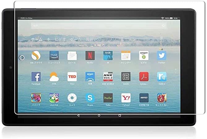 Amazon Fire HD 10 アマゾン 第7世代 2017 強化ガラス 9H タブレットフィルム タブレット保護フィルム 液晶ガラスフィルム ガラス保護フィルム