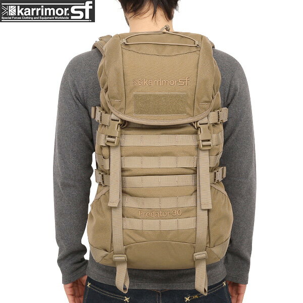 クーポン利用で15%OFF★karrimor SF カリマー スペシャルフォース Predator 30 バッグパック COYOTE【Predator 30】【Sx】Predator 30はMOLLEシステム搭載の コンパクトモデルのバックパック タウンユースでも非常に使いやすいサイズ《WIP03》pd【T】のサムネイル