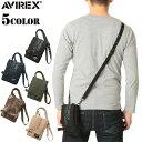 AVIREX アビレックス EAGLE ミリタリー 2WAY レッグ ショルダーバッグ 5色 デザイン性だけでなく実用性も兼ね備えた ミリタリーテイストの強いシリーズ 付属のカラビナをベルトループに取り付けたり ショルダーストラップで2WAYで使用可能《WIP03》【クーポン対象外】【T】