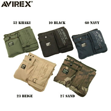 AVIREX アビレックス EAGLE ミリタリー 2WAY ウエスト ショルダーバッグ 5色 デザイン性だけでなく実用性も兼ね備えた ミリタリーテイストの強いシリーズ 背面のループをベルトに通して ウエストバッグにしたりと2WAYで使用可能《WIP03》【クーポン対象外】【T】