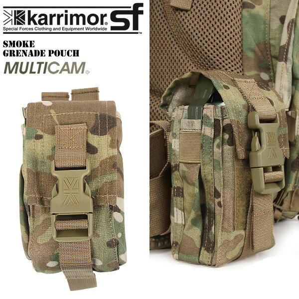 karrimor SF カリマー スペシャルフォース Smoke Grenade Pouch Multicam MOLLシステム対応でバックパックや コンバットベストに装着が可能 グレードアップにオススメ《WIP03》【Sx】【T】