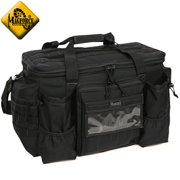 MAGFORCE マグフォース MF-0615 Centurion Patrol Bag Black メインコンパートメントはジッパーで大きく開く事が可能 耐久テストを何度も繰り返し製品化 実用性を重視したデザイン、設計されてあります【T】