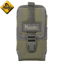 MAGFORCE マグフォースMF-0130 Butterfly Smartphone Pouch L KHAKI FOLIAGE 高さと横幅のサイズ調節が可能な スマートフォンホルダー 液晶画面にも傷が付き難いように 内側の生地はフリース地で配慮【T】