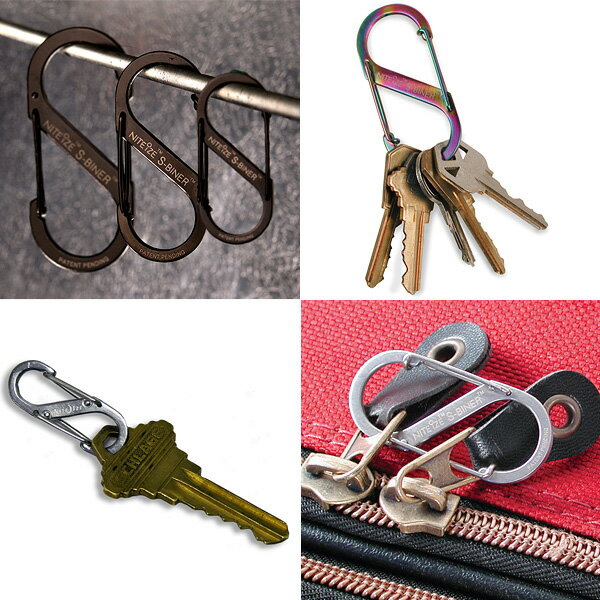 【クーポンで最大18%OFF!】NITE IZE ナイトアイズ S-BINER STAINLESS(エスビナーステンレス)#2 3色 シャープなデザインとカラーが COOLなステンレススチール素材 便利な使い方が可能なS字型カラビナ《WIP03》【So】【T】通販格安セール情報 楽天 通販