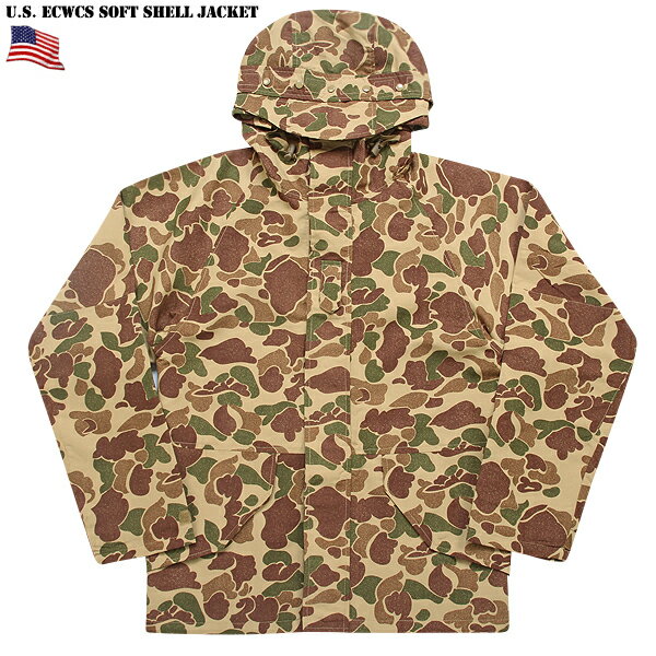 クーポンで最大15%OFF★新品 米軍 G.I.タイプ ECWCS ライトウエイト ソフトシェルパーカー DUCKHUNTER CAMO ECWCSパーカーをデザインソースした ソフトシェルパーカー 軽量かつ薄手のナイロン生地を採用《WIP03》【T】