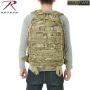 クーポンで15%OFF★ROTHCO ロスコ 米軍 G.I. PLUS MOLLE 3DAY ASSAULT リュック MULTICAM 約2泊3日間のミッショ...