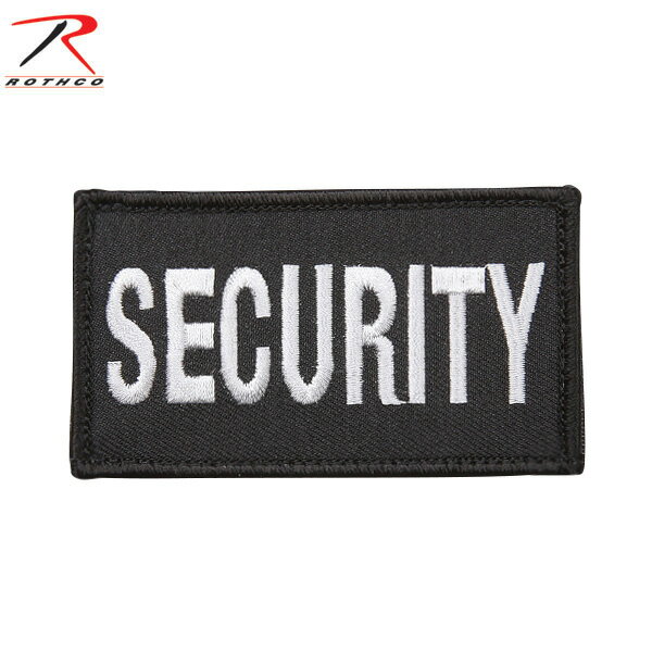 クーポンで最大15%OFF★ネコポス対応 ROTHCO ロスコ SECURITY W/HOOK BACK PATCH（ワッペン）【17785】キャップ、バッグ、ジャケットな..