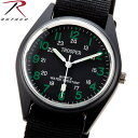 クーポンで最大15%OFF★ROTHCO ロスコ 4105 BLACK SWAT WATCH ブラック スワット ウォッチ ケースはステンレス製で 生活防水機能付き アウトドア、サバイバルゲームに 大活躍できるフィールド ウォッチ《WIP03》【T】