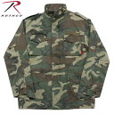 クーポンで最大18%OFF★ROTHCO ロスコ VINTAGE M-65ジャケット WOODLAND CAMO 長年着込んだ雰囲気を 見事に再現しています! ...