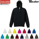 クーポンで最大18%OFF★【メーカー取次】United Athle ユナイテッドアスレ 10.0オンス スウェット フルジップ パーカ(パイル) 16色 [5...