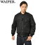 新品 米軍 最初期型 MA-1フライトジャケット MIL-J-8279モデル BLACK WAIPER.inc【WP22】《WIP03》【Sx】