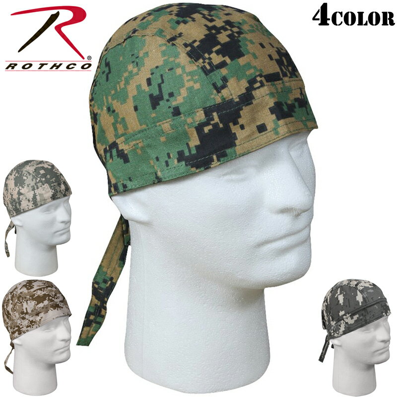 クーポンで最大15%OFF★ROTHCO ロスコ Digital Camo Headwrap【Rothco】【ロスコ】【ミリタリー】【サバゲー】【アウトドア】《WIP03》【So】【T】