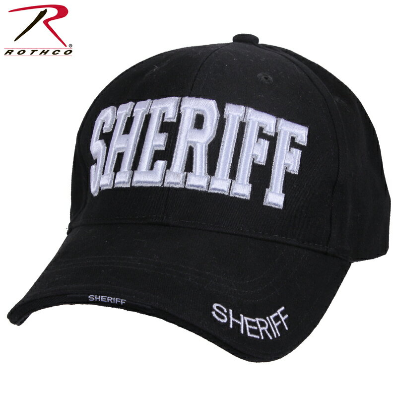 ロスコ クーポンで最大18%OFF★ROTHCO ロスコ Sheriff Deluxe Low Profile Cap【99385】ミリタリーキャップ メンズ 帽子【So】【T】