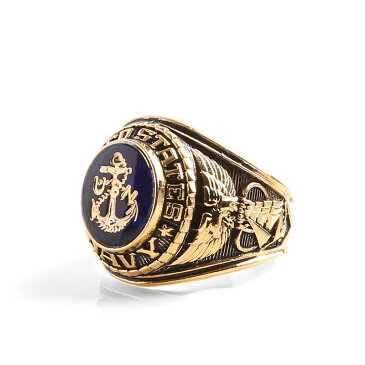 【15%OFFクーポン対象!】ROTHCO ロスコ DELUXE ミリタリーリング NAVY 【823】 ミリタリーリング 指輪 アクセサリー アメリカ製 MADE IN USA メンズ 《WIP03》