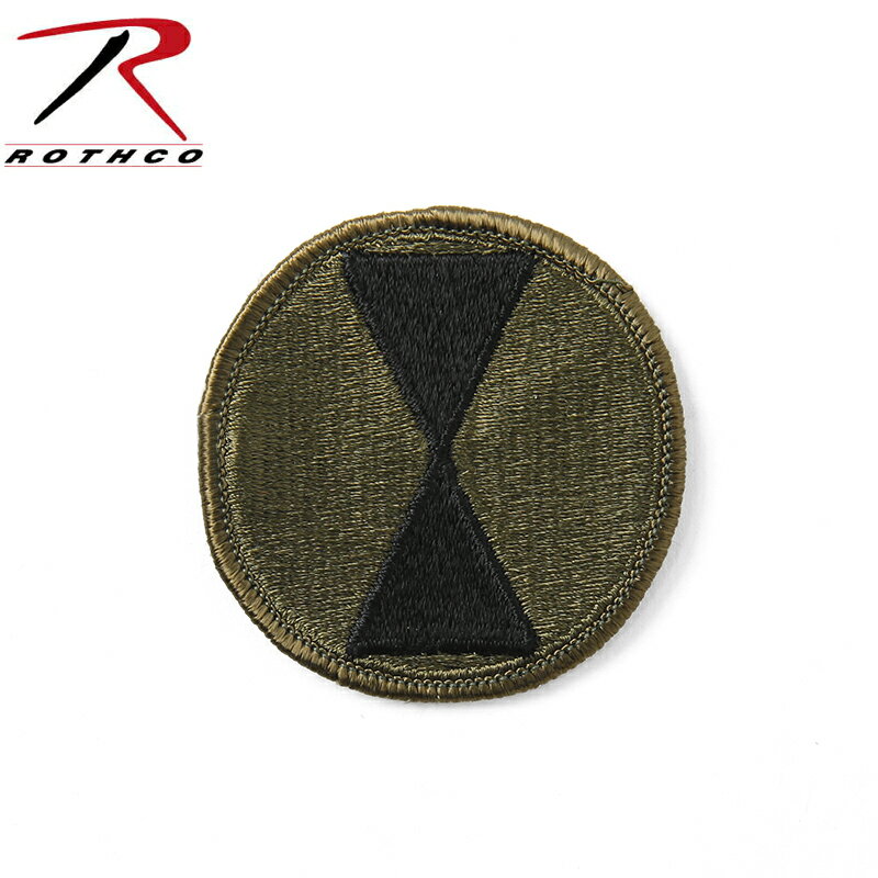 クーポンで15%OFF★ROTHCO ロスコ 72136 7TH INFANTRY DIVISION パッチ【WIP】【So】【T】