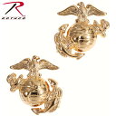 クーポンで15%OFF★ROTHCO ロスコ 1548 USMC ロゴバッチ ゴールド《WIP03》【So】【T】